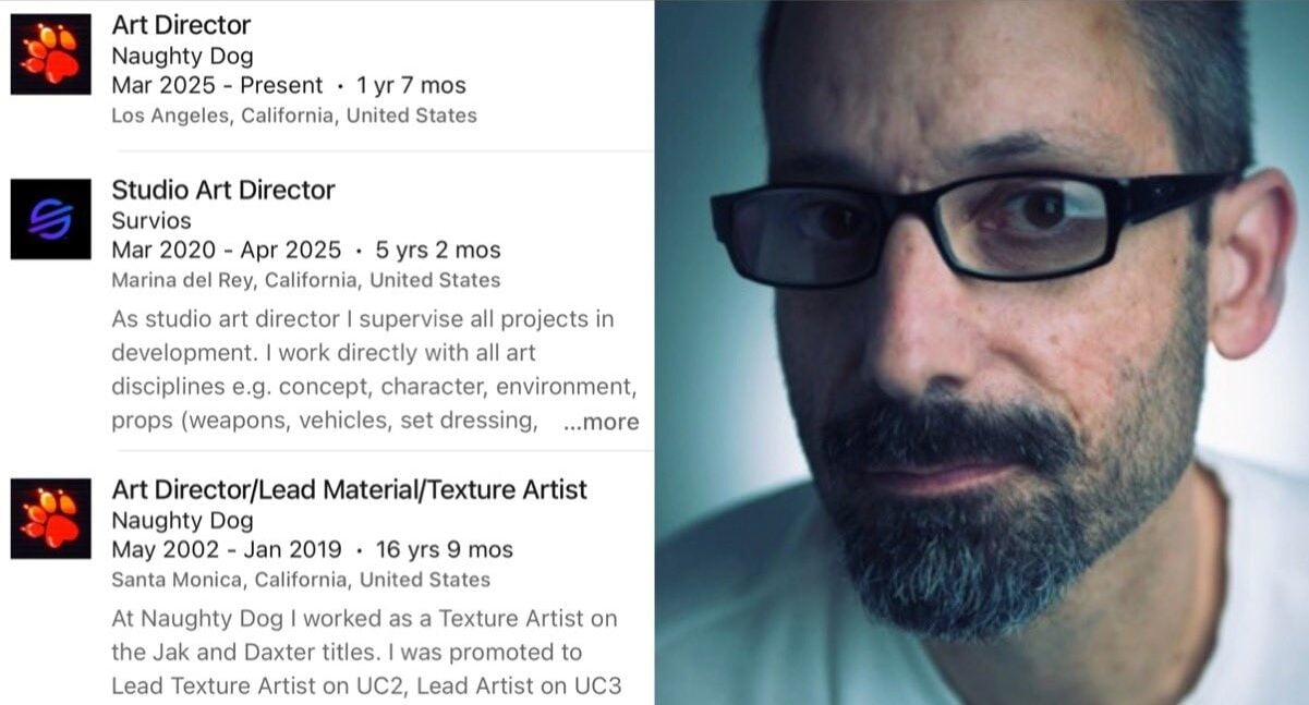 Tate Mosesian est lui aussi de retour au bercail, chez Naughty Dog. Tiens, tiens...
