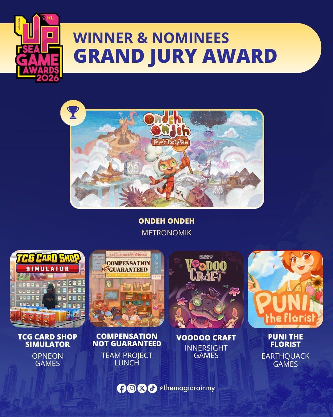Ondeh Ondeh: Metronomik's new game sweeps the South-East Asian Game Awards — we were there