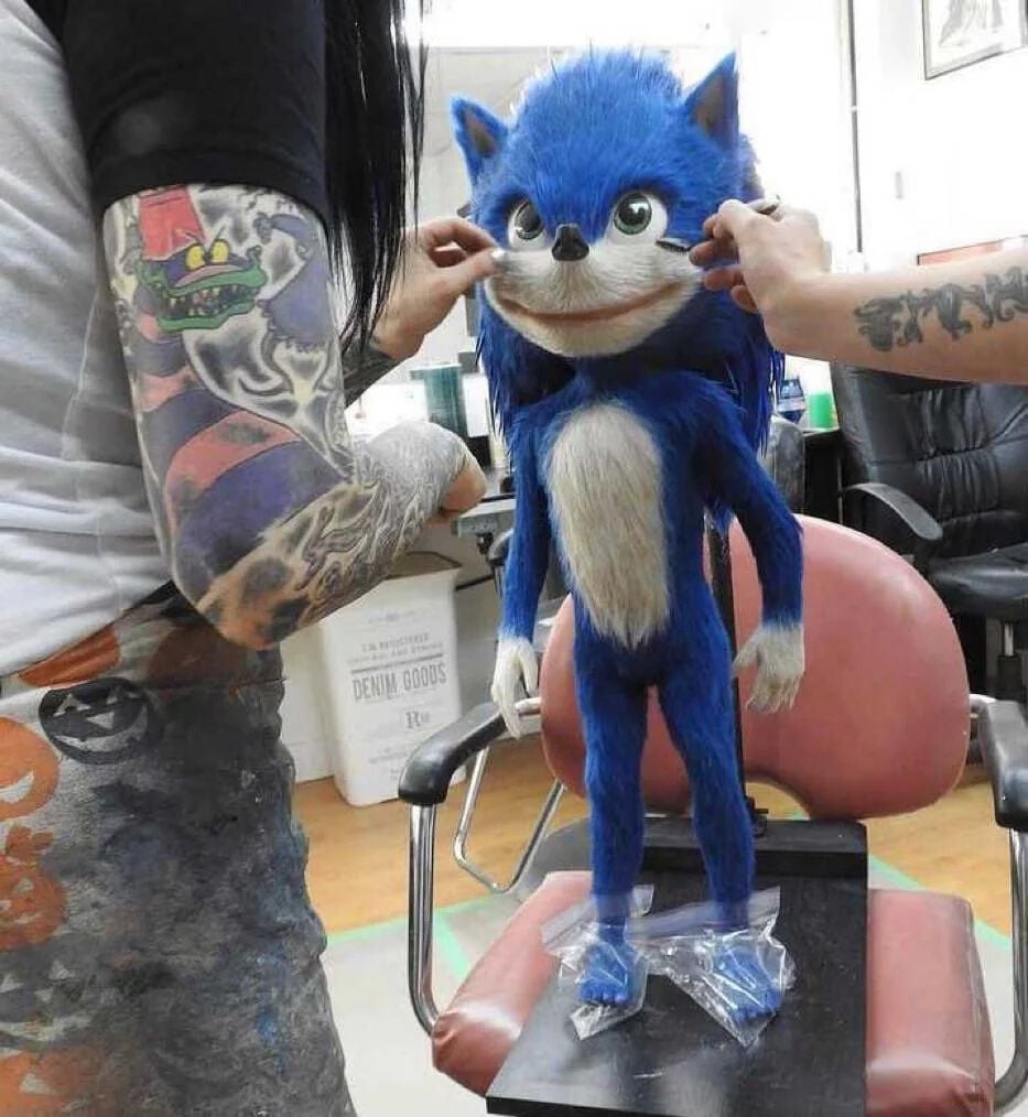 Ugly Sonic est devenu culte aujourd'hui.