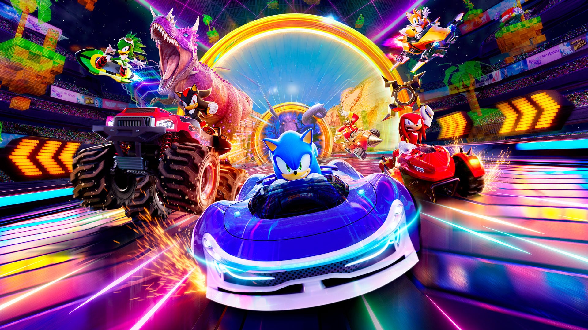 Sonic Racing CrossWorlds : on a retourné la Saison 2, voici ce que valent Godzilla et Evangelion