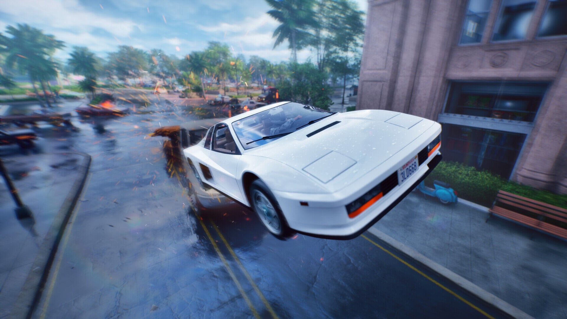 Stuntman Hollywood: KITT from Knight Rider is in the game, here's some nostalgic gameplay